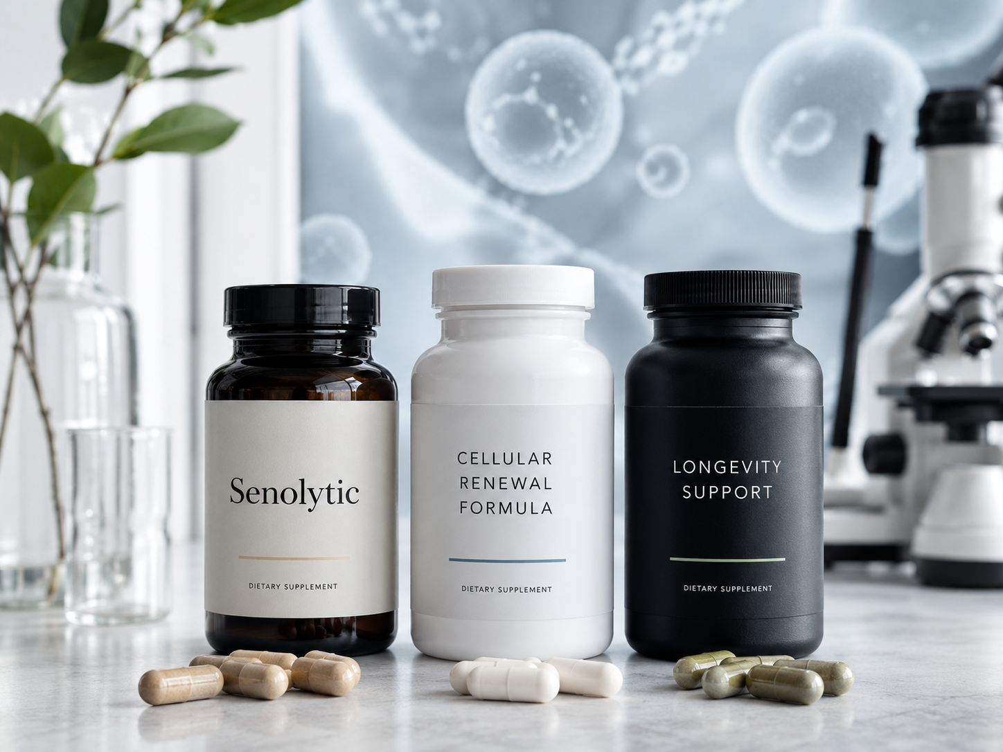 Fisetin and senolytic supplement visual for Best Senolytic Supplement 2026: What “Best” Should Actually Mean
